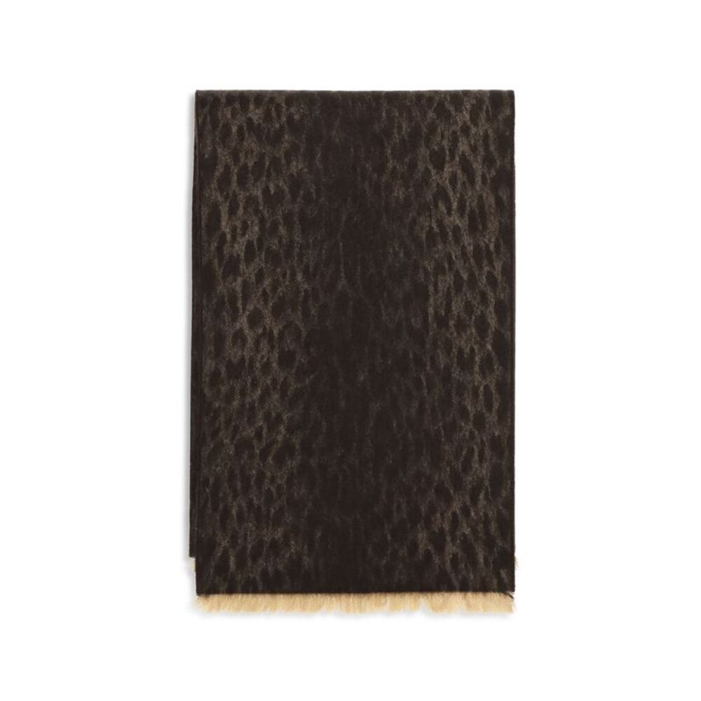 Gucci Brown Wool Oves Aries Women's Scarf